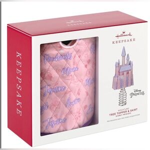 Hallmark Keepsake Disney Princess Tree Topper and Skirt - NIB
